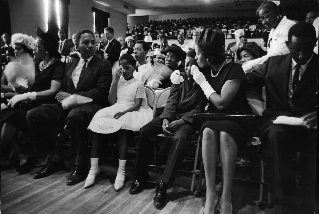 Funeral for Medgar Evers, June 1963. (<a href="http://www.gettyimages.com/license/51141128">Hulton Archive</a>/Getty Images)